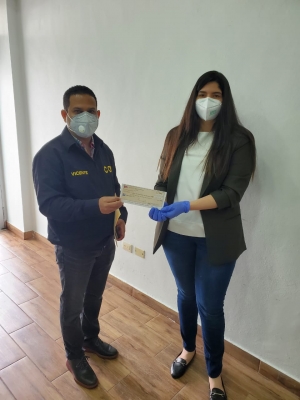 PLD dona cinco millones de pesos al COE para fortalecer respuesta ante COVID-19