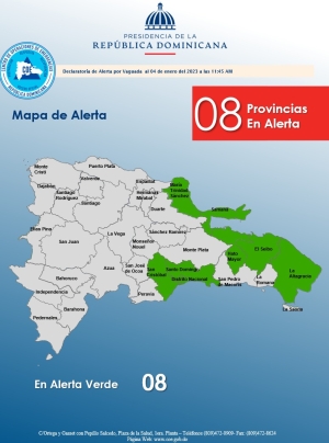 Emisi&oacute;n de alerta Verde por Vaguada 04-01-2023, 11,am