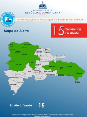 Mantenimiento y Ampliaci&oacute;n de alerta por Vaguada 25,10,2022, 11,30 am