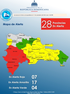 INCREMENTO DE ALERTA: 17 de noviembre, 2023 11:30 pm