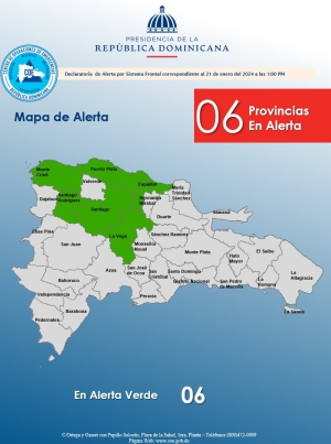 Emision de alerta 21.01.2024 8,30 am.