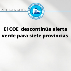 Descontinuaci&oacute;n de alerta  por vaguada 11,03,2022  11am