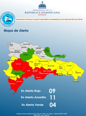INFORME DE SITUACI&Oacute;N NO. 2 Tormenta Tropical Melissa  22.10.2025