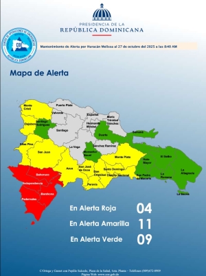 INFORME DE SITUACION NO. 17  Huracan Melissa  28.10.2025   8AM