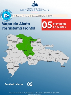 El COE declara alerta Verde por posibles crecidas de r&iacute;os, arroyos y ca&ntilde;adas