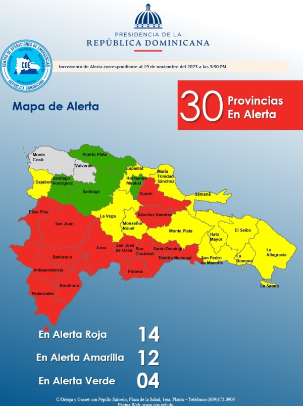 PRELIMINAR Informe de Situación No. 07 Potencial ciclón tropical #22 5: 30 pm