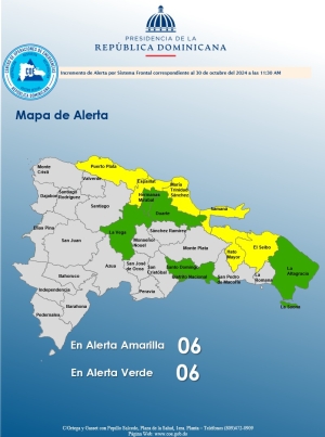 DECLARATORIA DE ALERTA Santo Domingo, DN. 30 de octubre, 2024