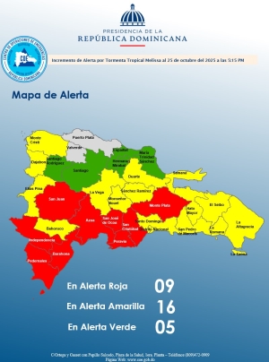 INFORME DE SITUACION NO. 12 Tormenta Tropical Melissa  25.10.2025   5.00 PM