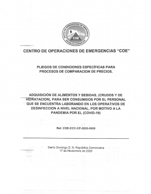 PLIEGOS DE CONDICIONES ALIMENTOS Y BEBIDAS CORREGIDO