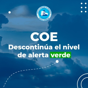 Descontinuaci&oacute;n de alerta Verde