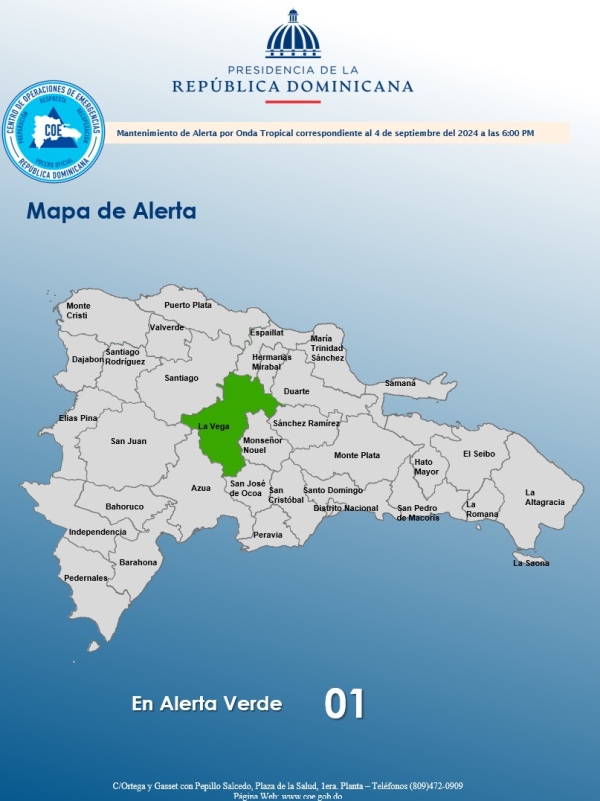 Mantenimiento de alerta, 4,9,2024, 6:30 pm
